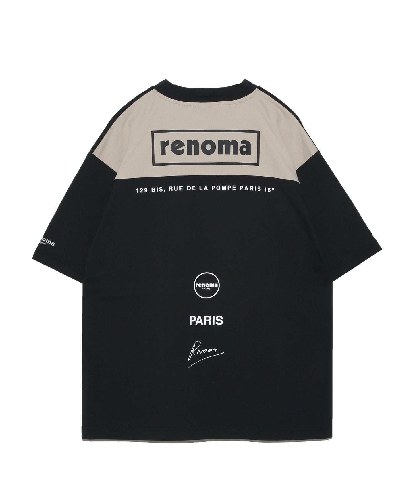 BACK SWITCHING CREW NECK T SS