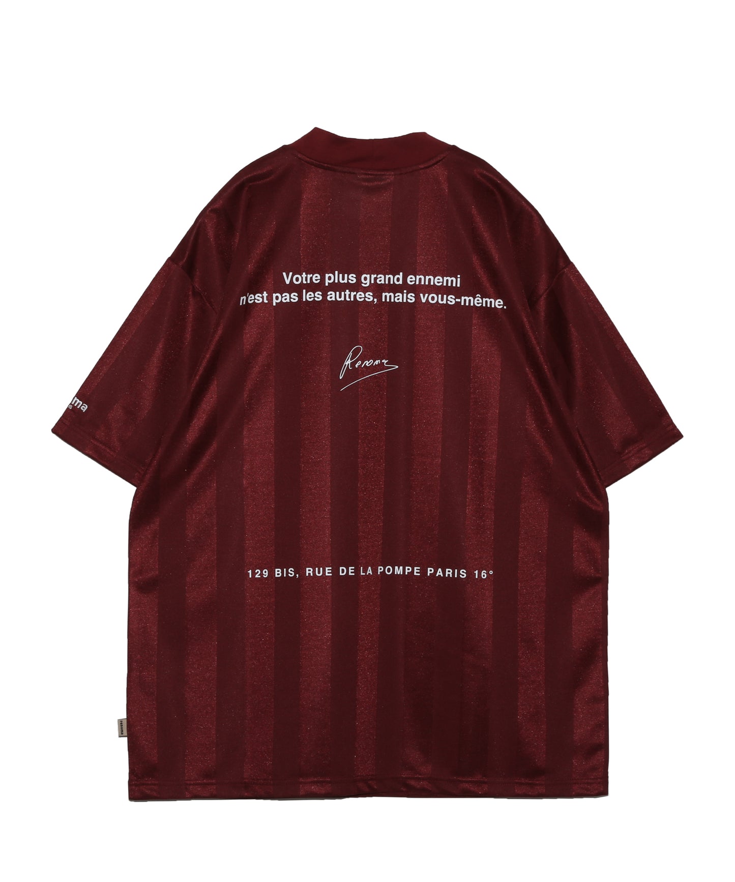 COLLEGE LOGO MOCK NECK T SS