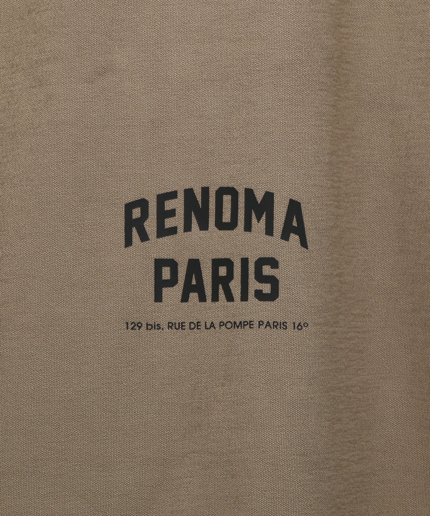 BASIC COLLEGE LOGO MOCK NECK T LS – renoma golf