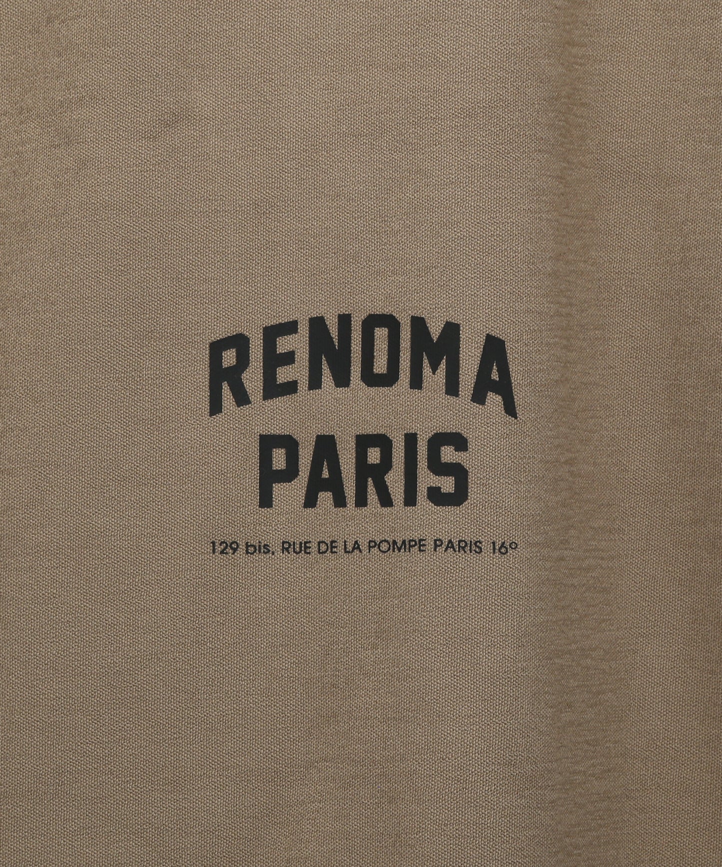 BASIC COLLEGE LOGO MOCK NECK T LS