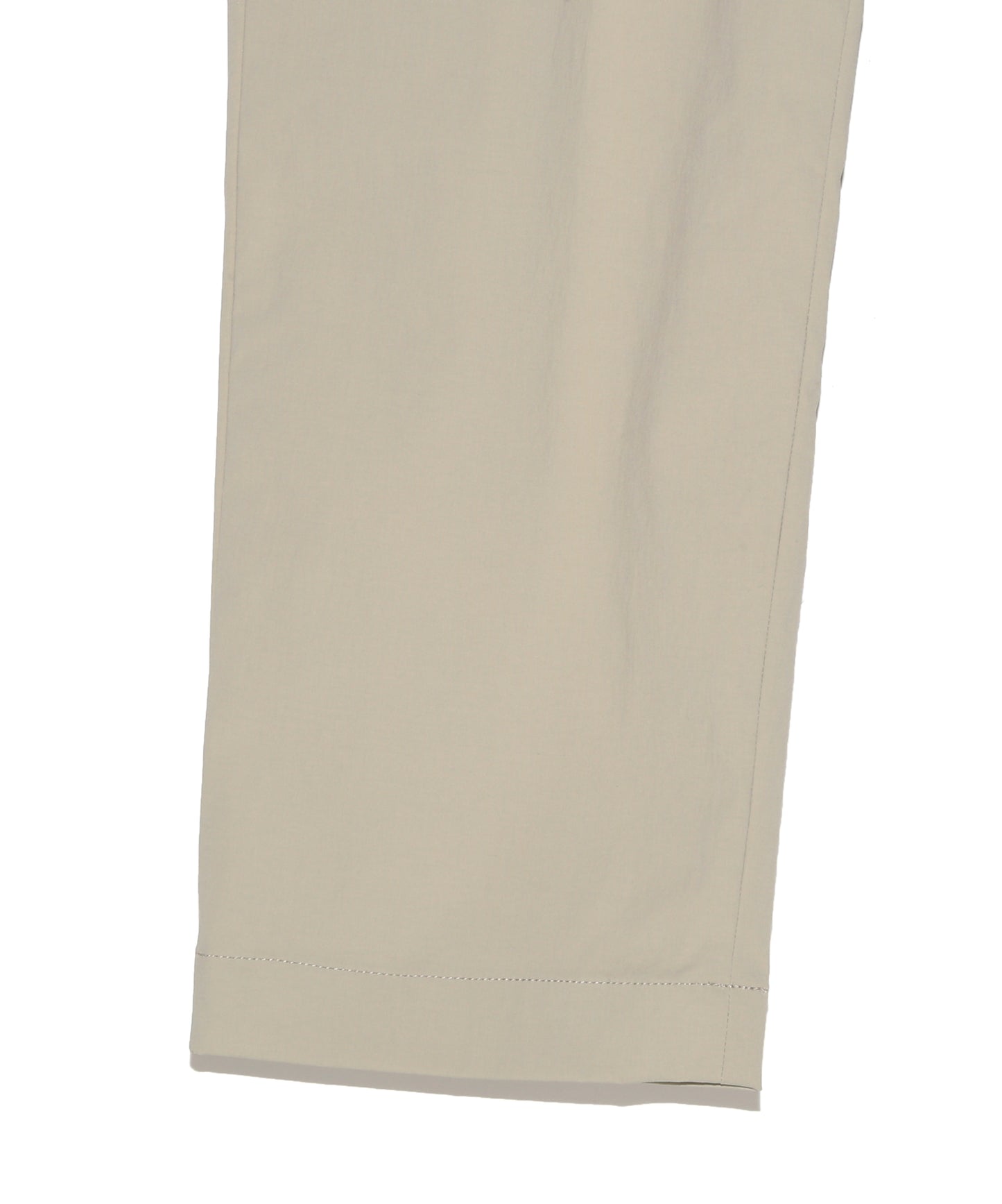 NYLON STRETCH TUCK PANTS