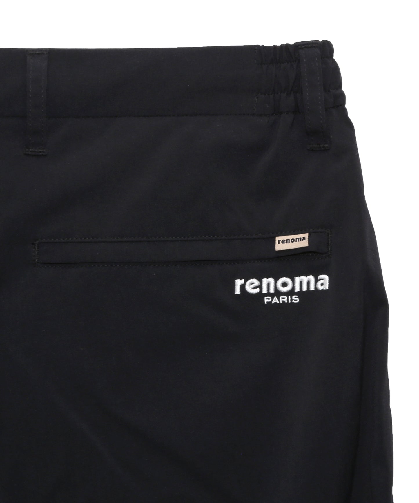 NYLON STRETCH TUCK PANTS