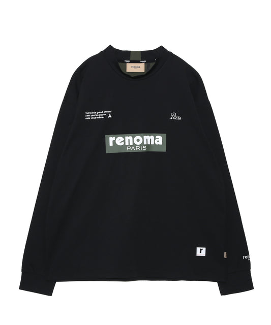 BASIC SHORT MOCKNECK T LS