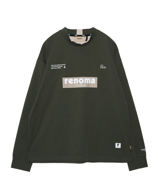 BASIC SHORT MOCKNECK T LS