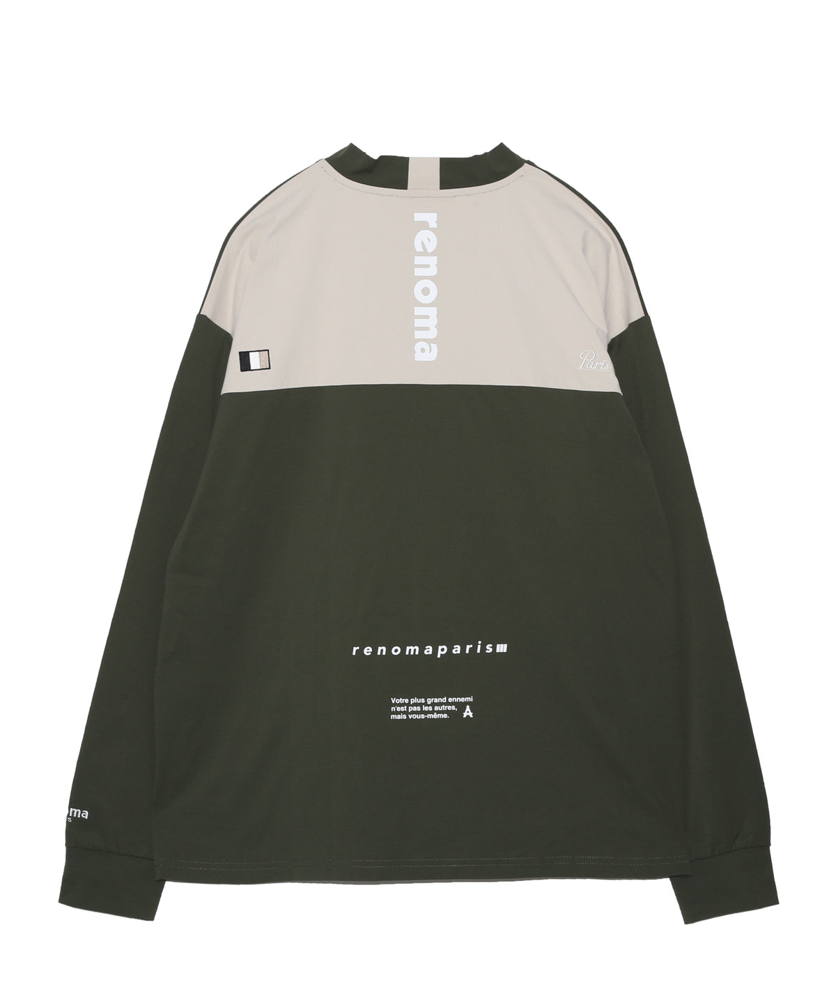 BASIC SHORT MOCKNECK T LS