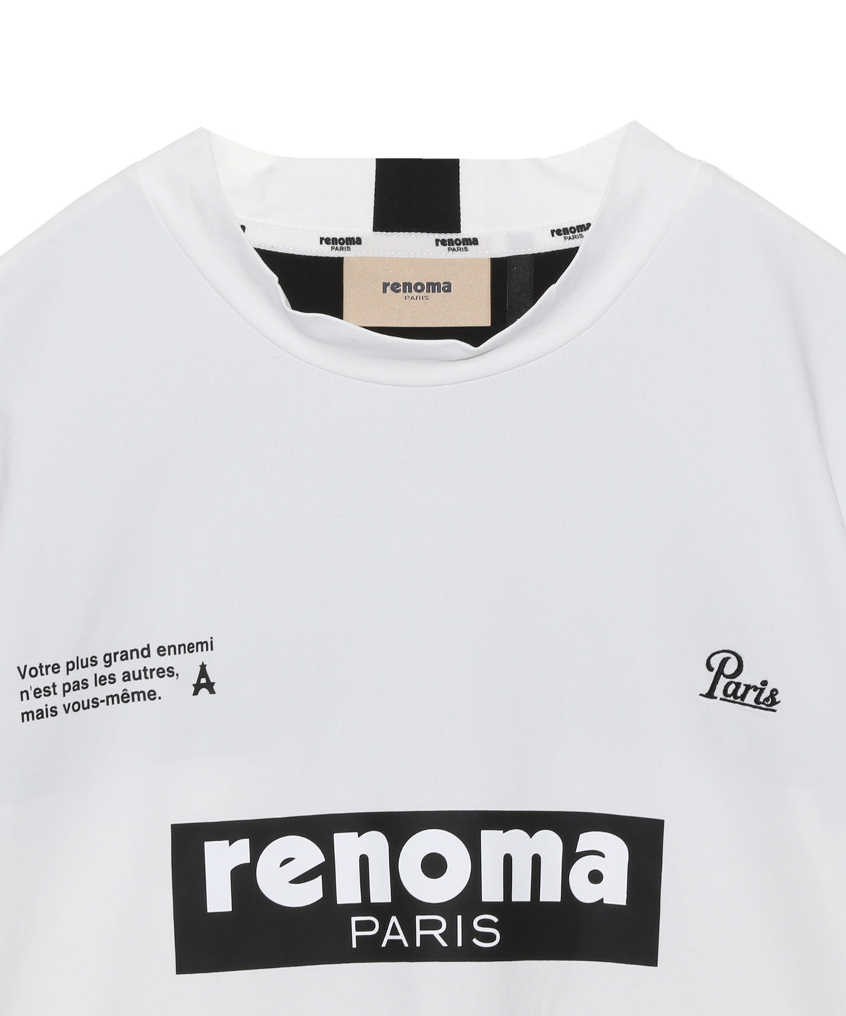 BASIC SHORT MOCKNECK T LS