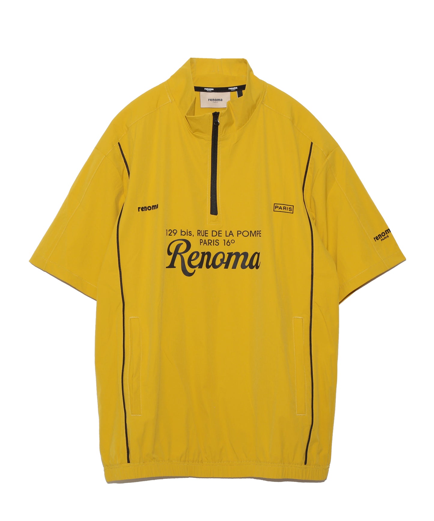 SCRIPT LOGO HALF ZIP JK SS