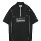 SCRIPT LOGO HALF ZIP JK SS