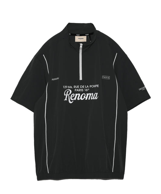 SCRIPT LOGO HALF ZIP JK SS