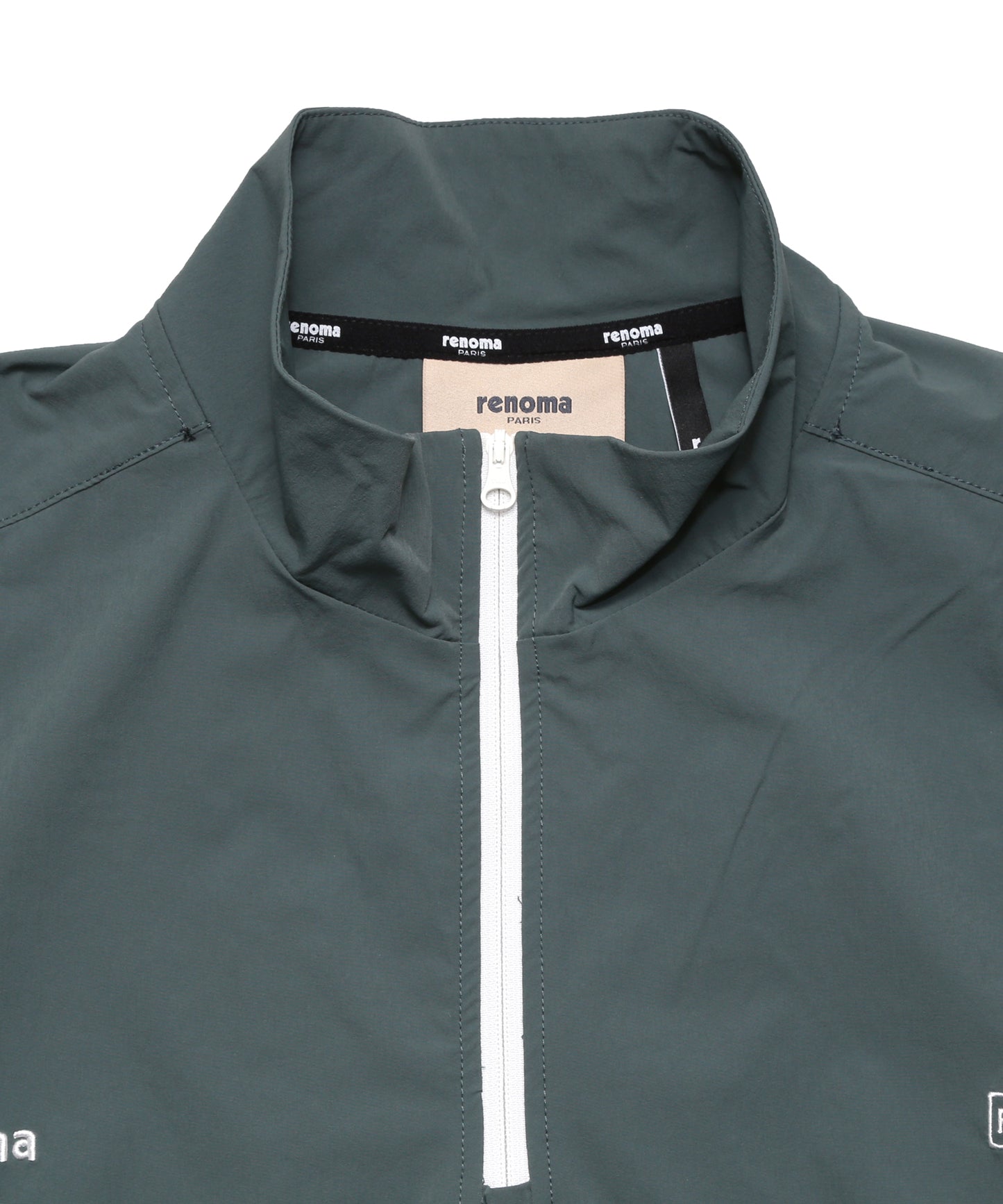SCRIPT LOGO HALF ZIP JK SS