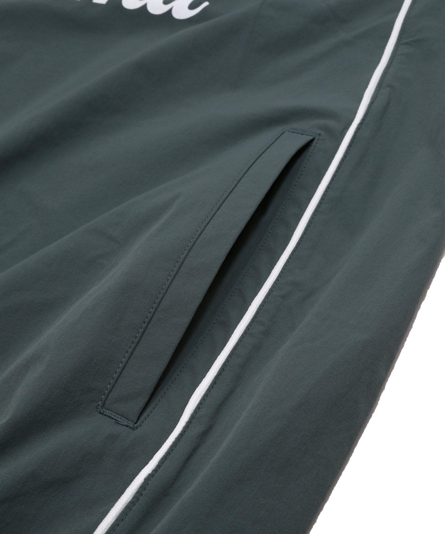 SCRIPT LOGO HALF ZIP JK SS