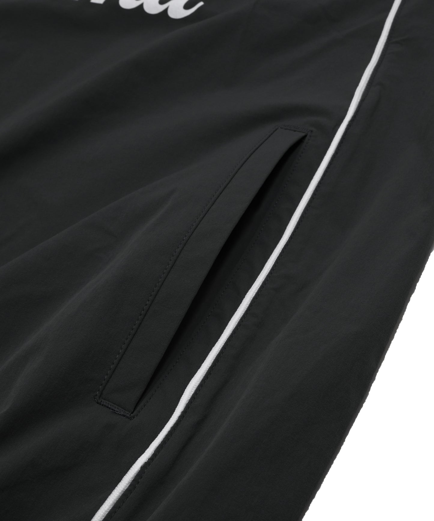 SCRIPT LOGO HALF ZIP JK SS