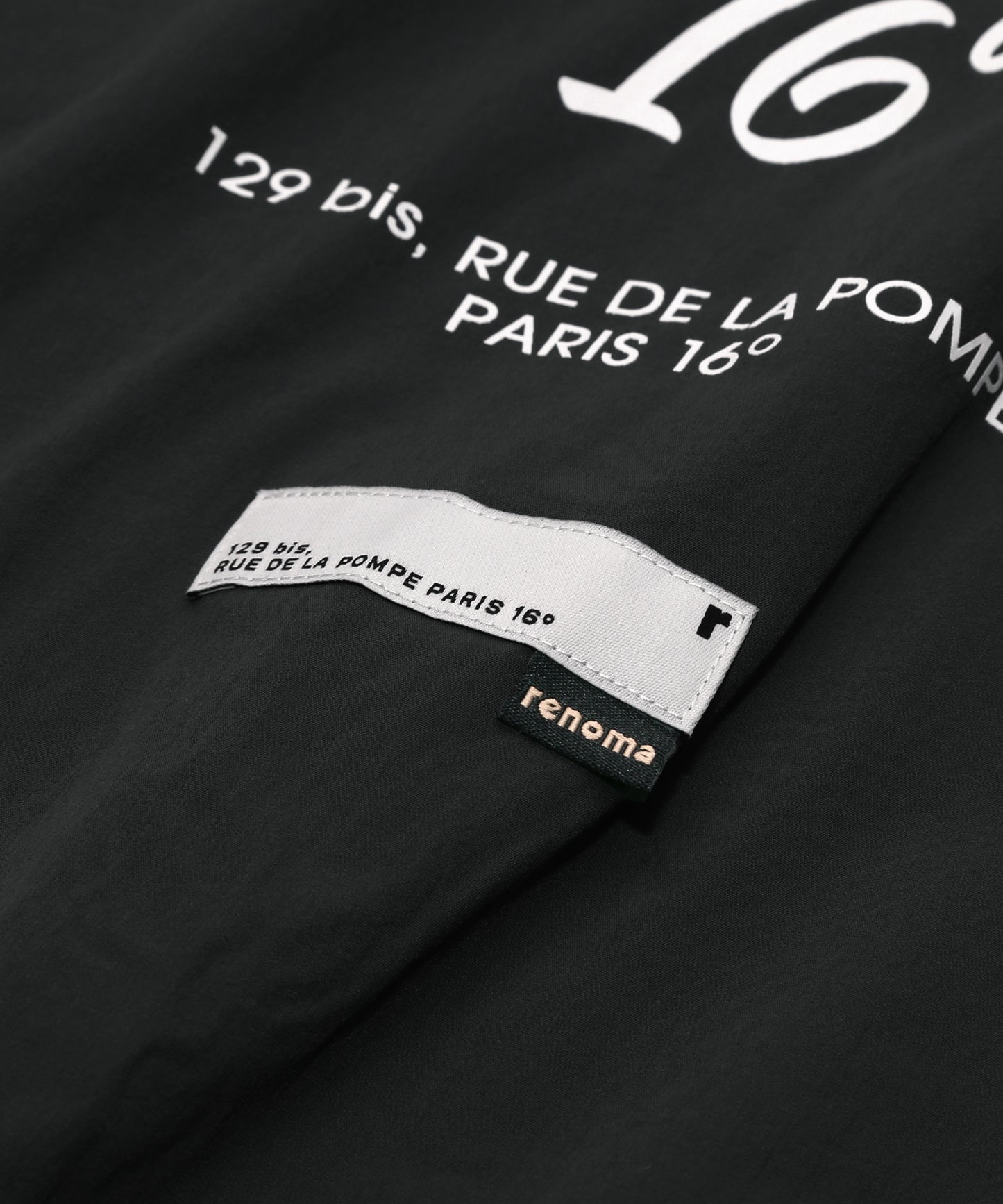 SCRIPT LOGO HALF ZIP JK SS