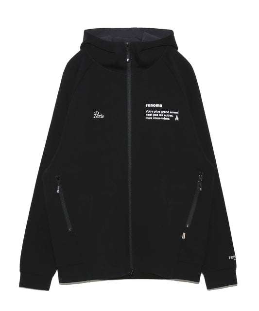BASIC DOUBLE KNIT ZIP HOODIE