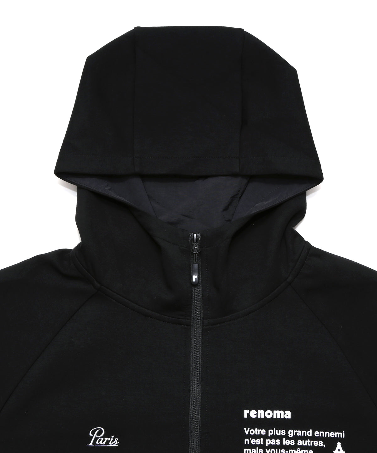 BASIC DOUBLE KNIT ZIP HOODIE