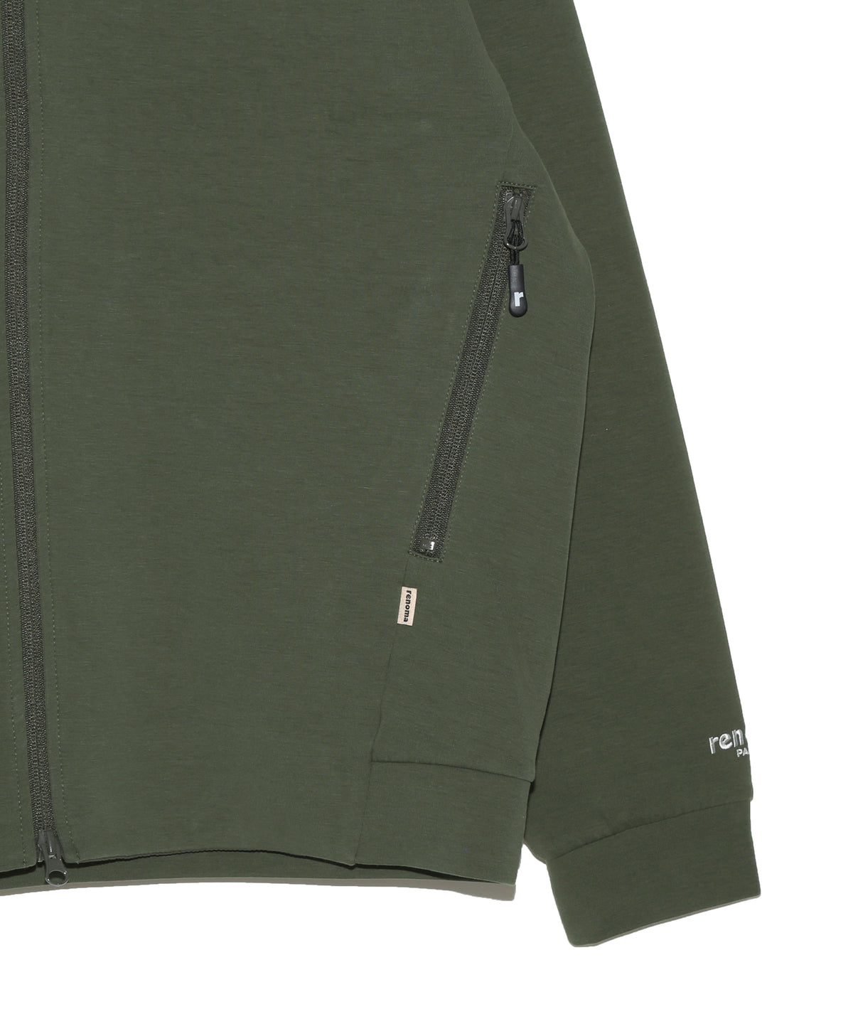 BASIC DOUBLE KNIT ZIP HOODIE