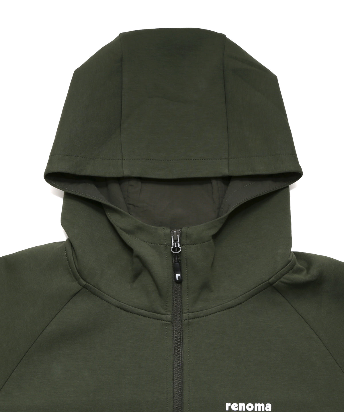 BASIC DOUBLE KNIT ZIP HOODIE
