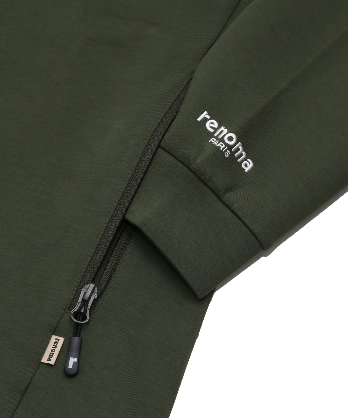 BASIC DOUBLE KNIT ZIP HOODIE