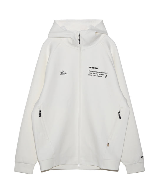 BASIC DOUBLE KNIT ZIP HOODIE