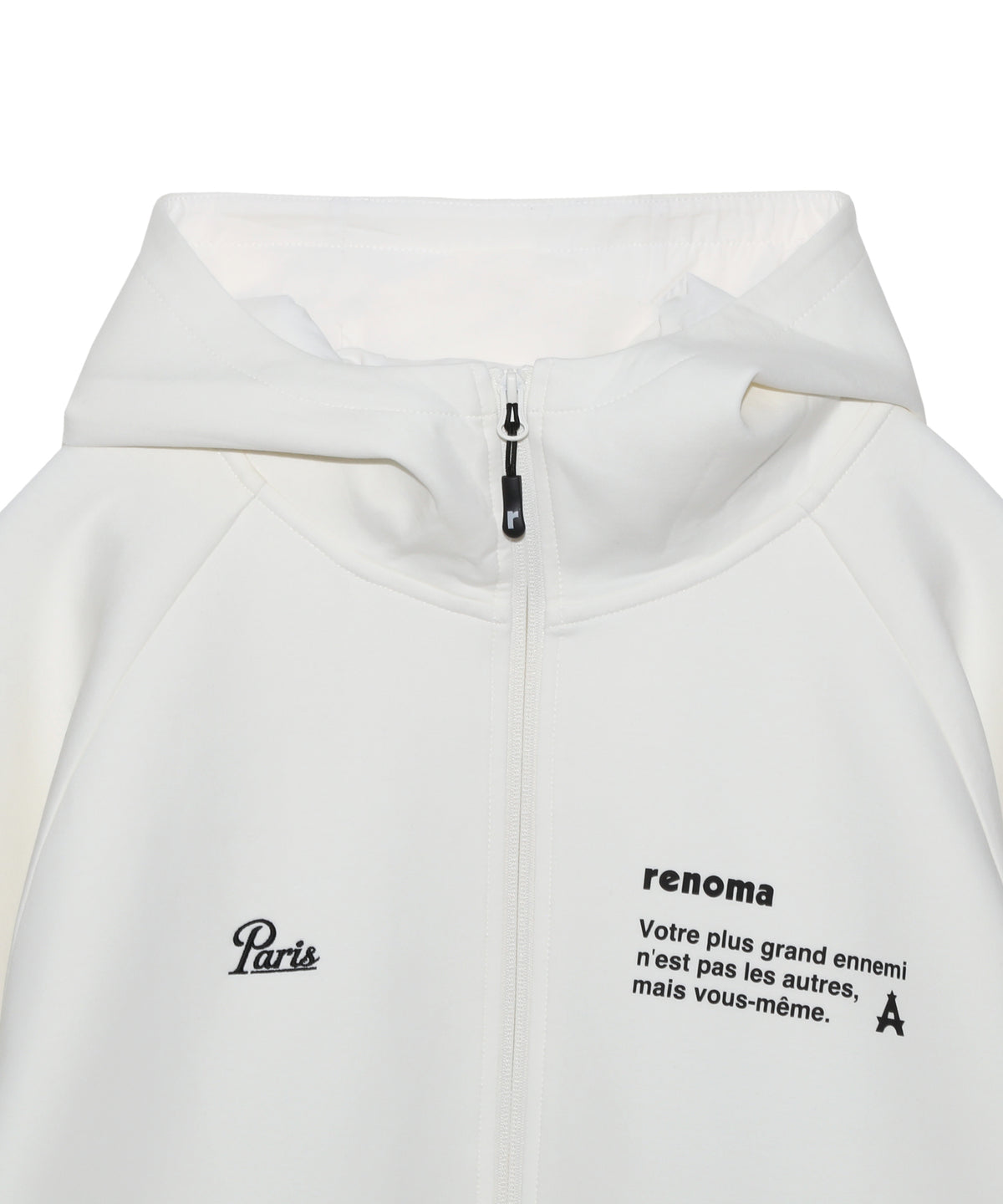 BASIC DOUBLE KNIT ZIP HOODIE