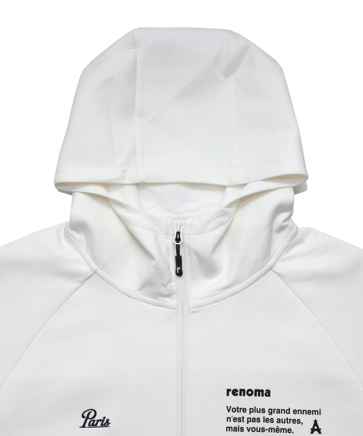 BASIC DOUBLE KNIT ZIP HOODIE