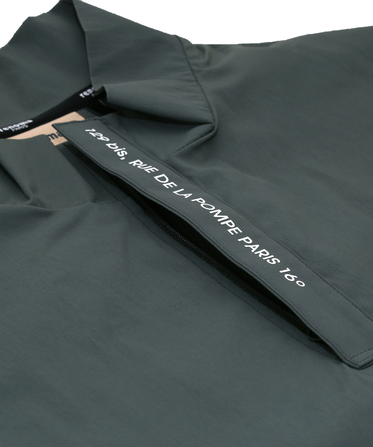 BASIC HALF ZIP JK SS