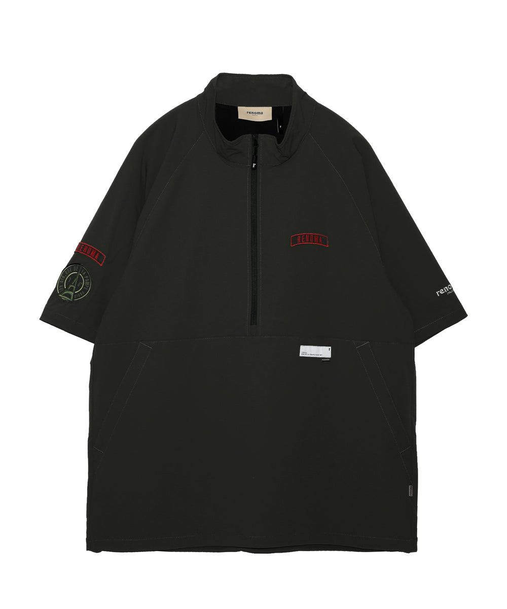 【最短9月18日(金)発送】RIPSTOP STRETCH HALF ZIP SS