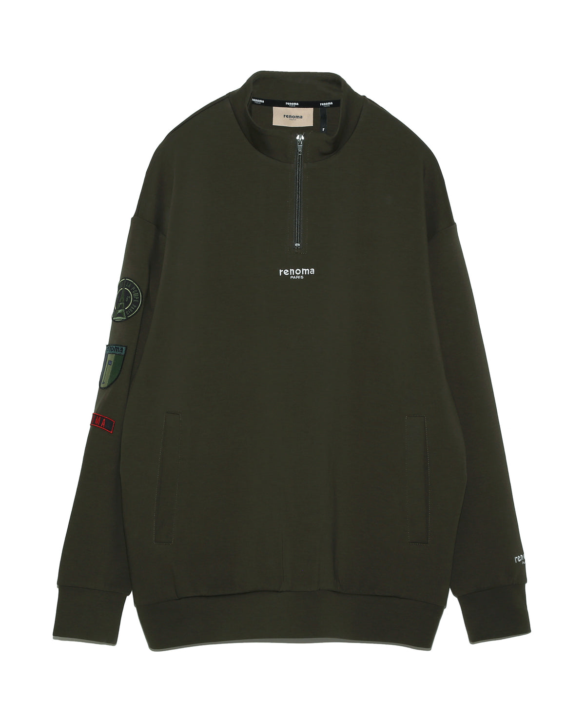 CAVA HALF ZIP DOUBLE KNIT LS