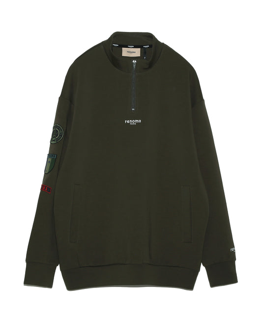 CAVA HALF ZIP DOUBLE KNIT LS