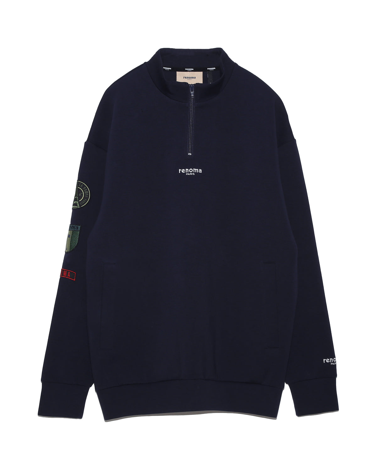 CAVA HALF ZIP DOUBLE KNIT LS