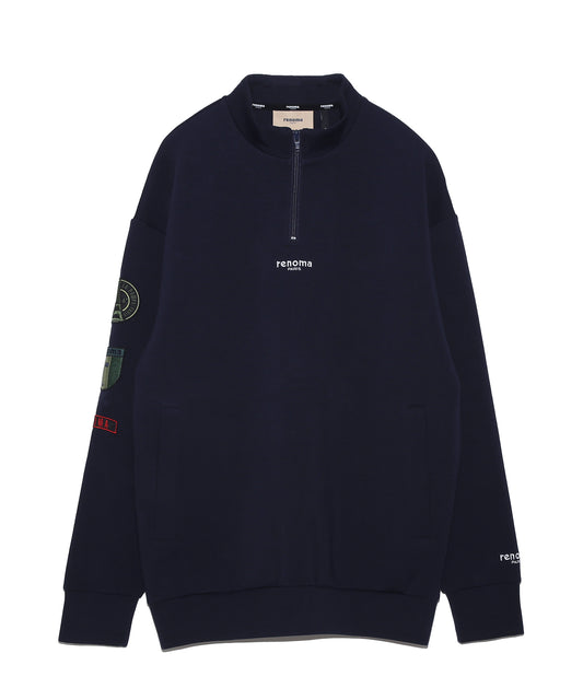 CAVA HALF ZIP DOUBLE KNIT LS