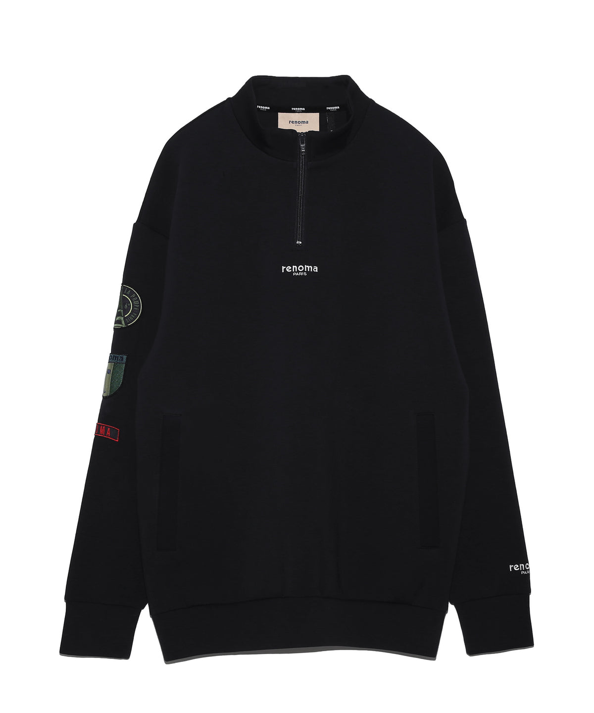 CAVA HALF ZIP DOUBLE KNIT LS