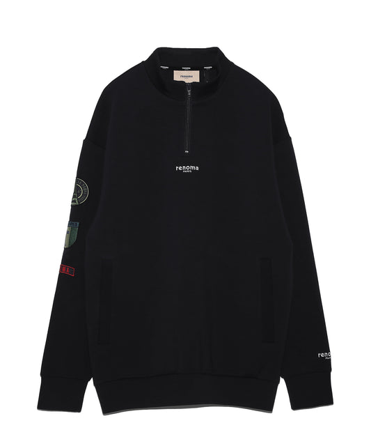 CAVA HALF ZIP DOUBLE KNIT LS