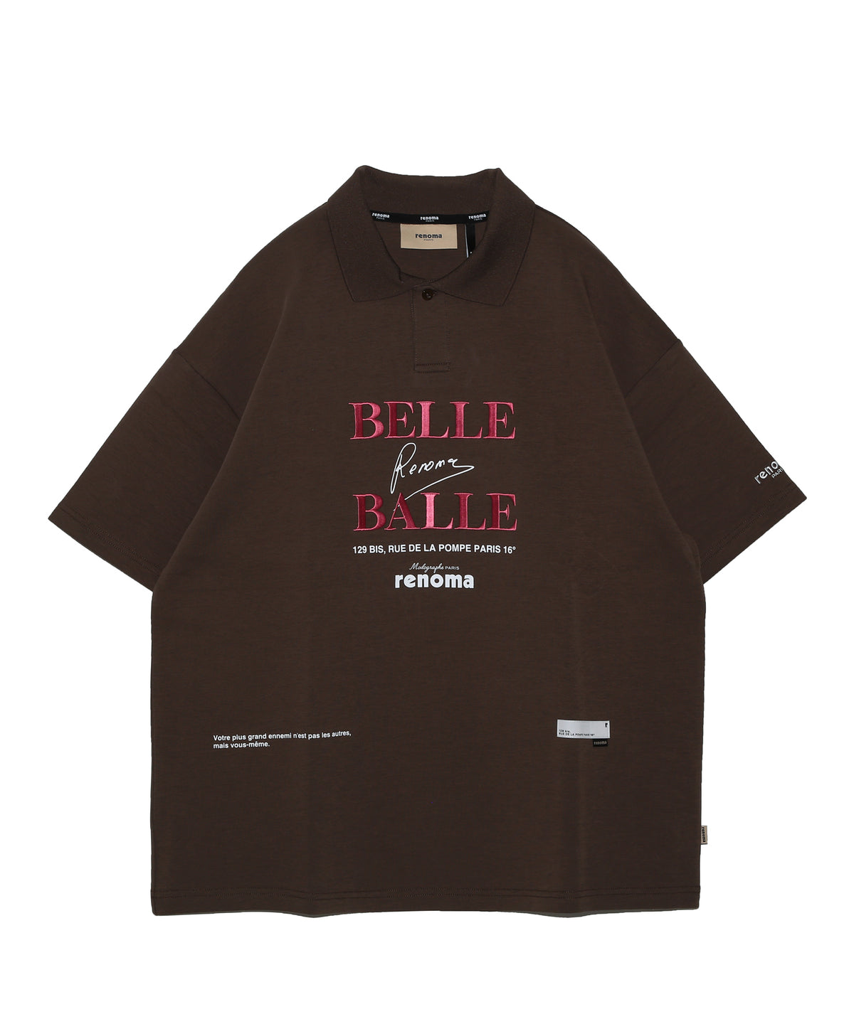 BELLE DOUBLE KNIT POLO SS