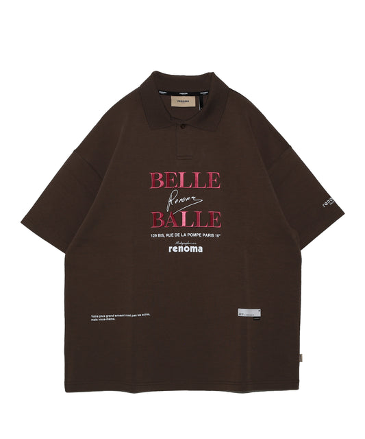 BELLE DOUBLE KNIT POLO SS