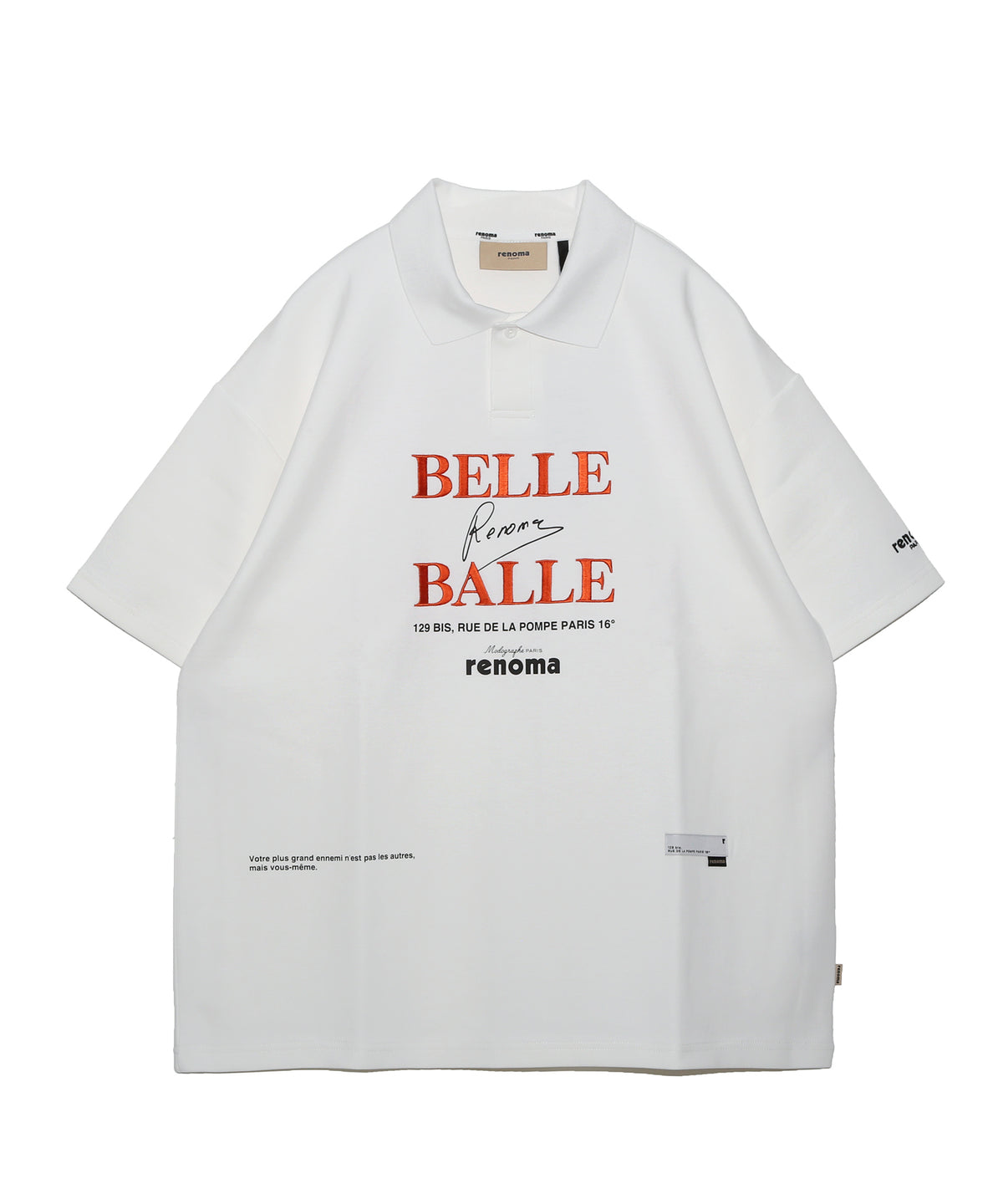 BELLE DOUBLE KNIT POLO SS