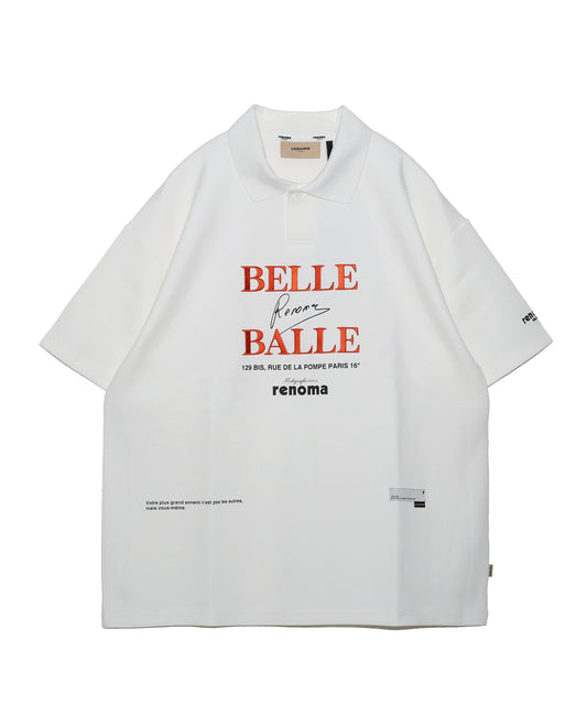 BELLE DOUBLE KNIT POLO SS