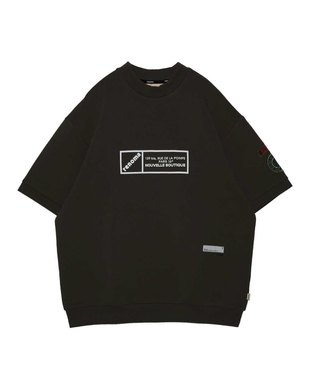 WH DOUBLE KNIT MOCK SS