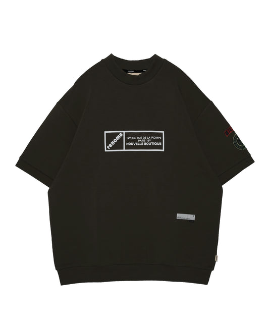 WH DOUBLE KNIT MOCK SS