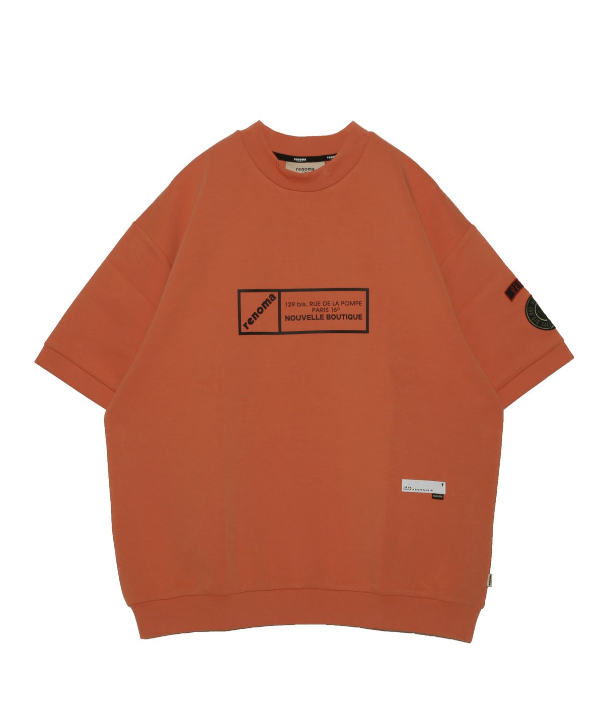 WH DOUBLE KNIT MOCK SS