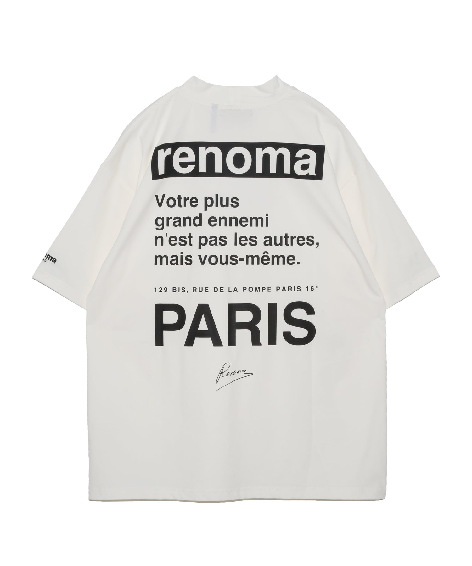 STRIKING BACK STYLE MOCK NECK T SS – renoma golf