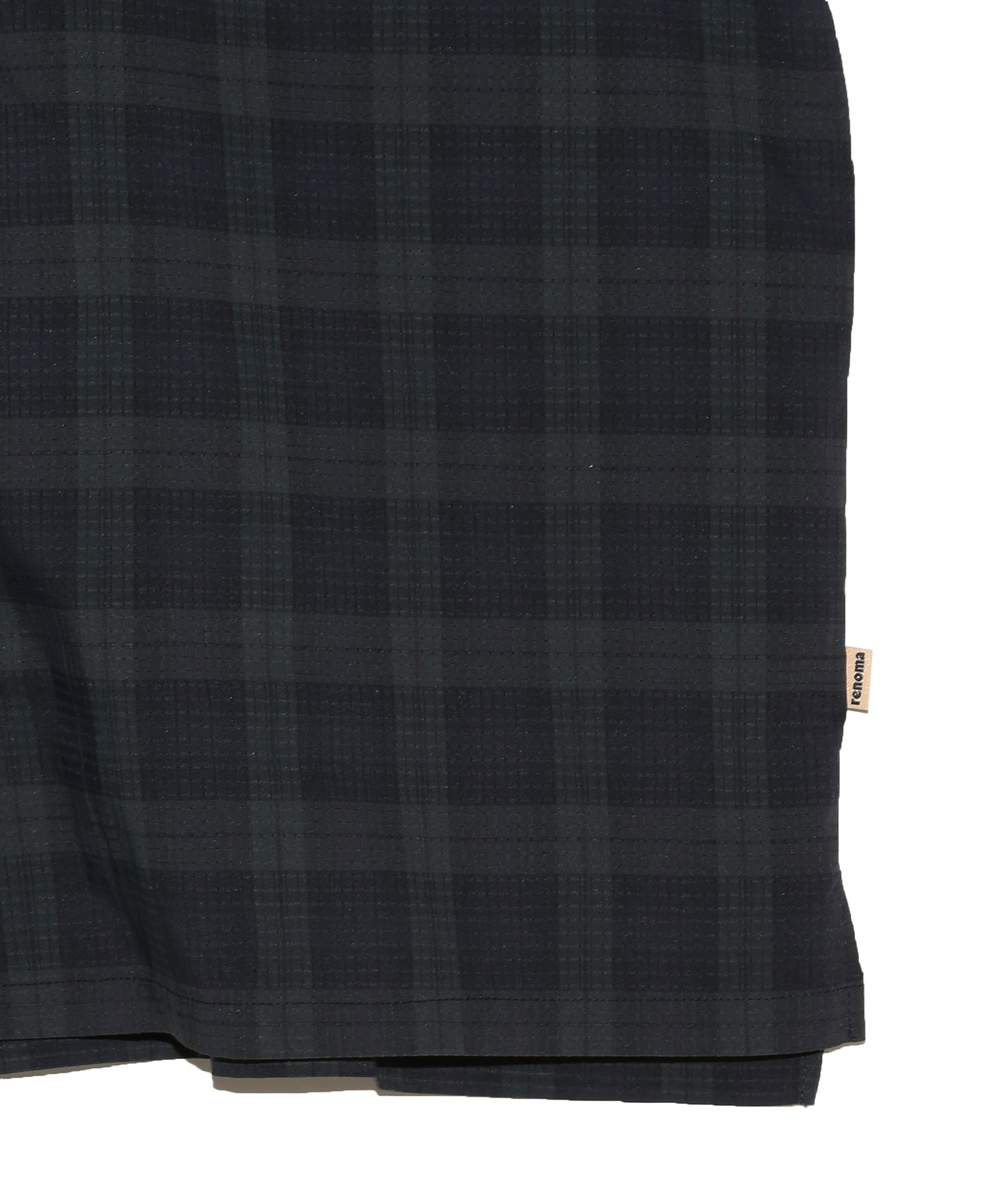 CHECK OPEN COLLAR SHIRTS SS – renoma golf