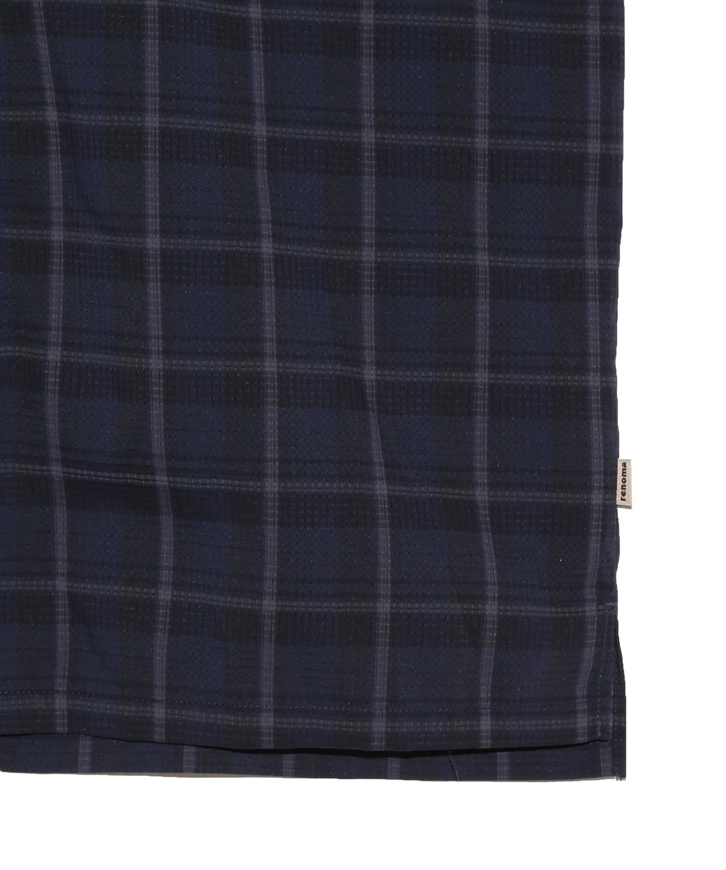 CHECK OPEN COLLAR SHIRTS SS