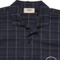 CHECK OPEN COLLAR SHIRTS SS