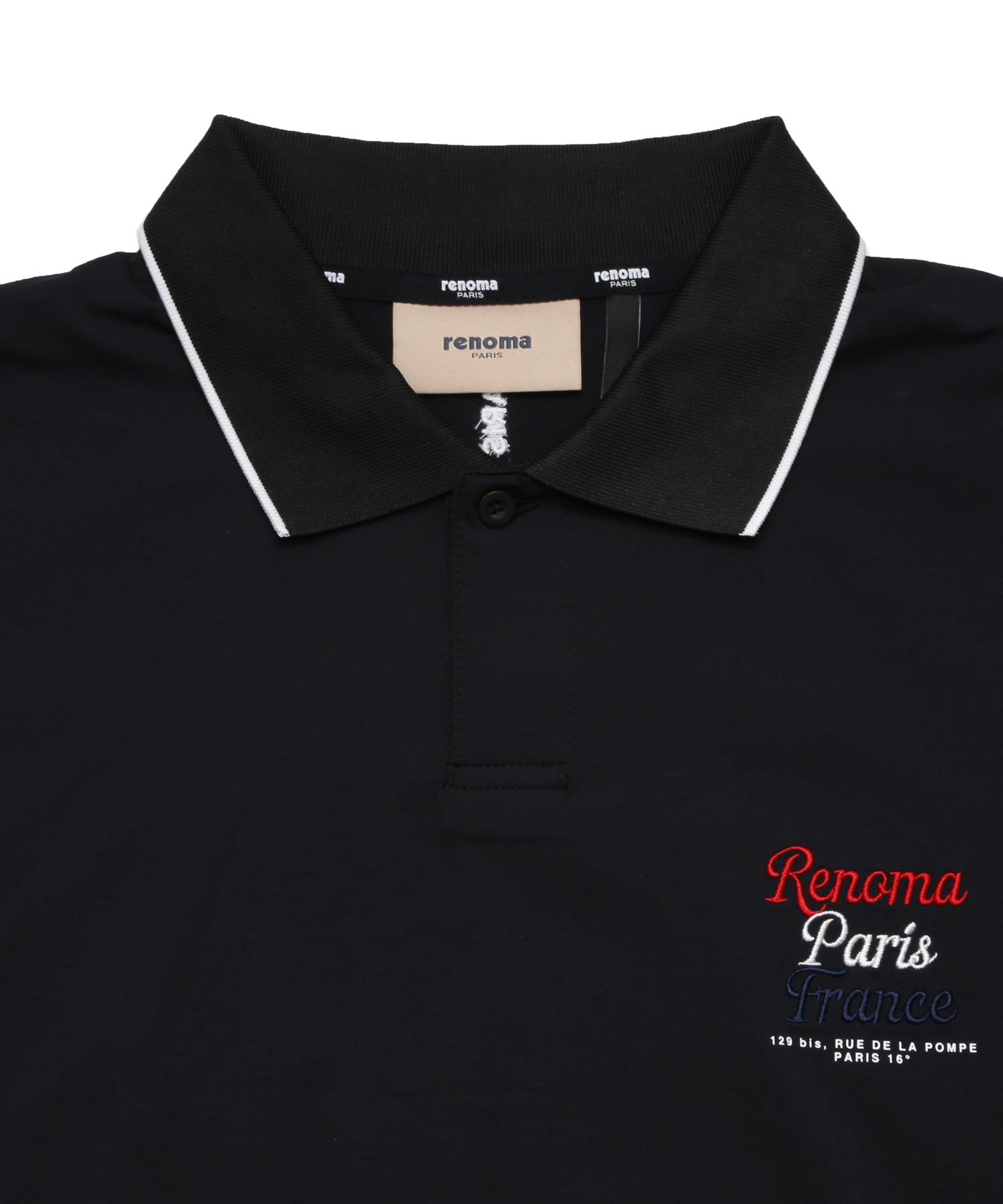 TRICOLOR LOGO POLO SS – renoma golf