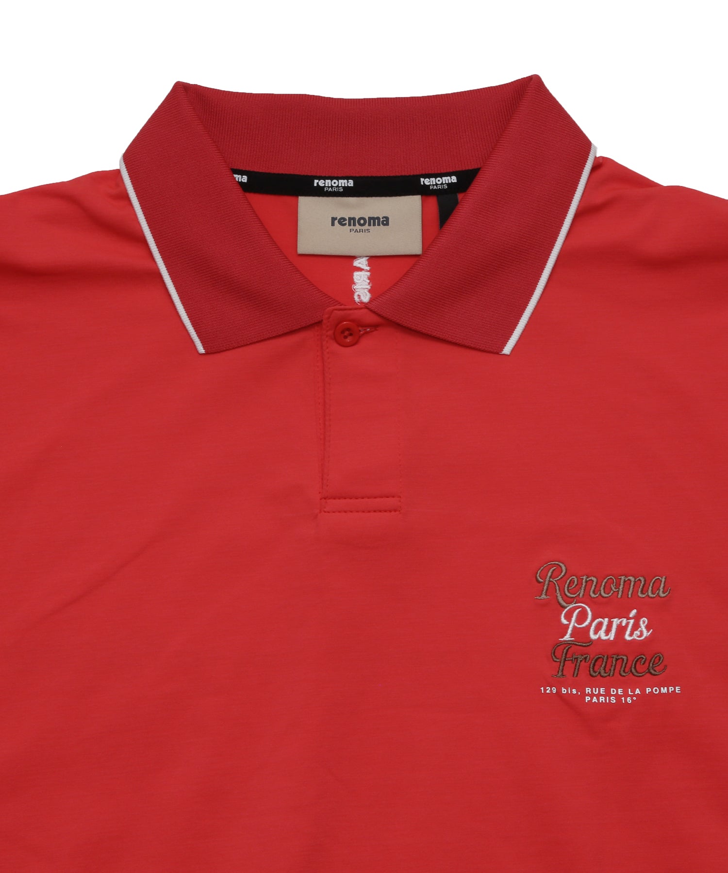 TRICOLOR LOGO POLO SS – renoma golf