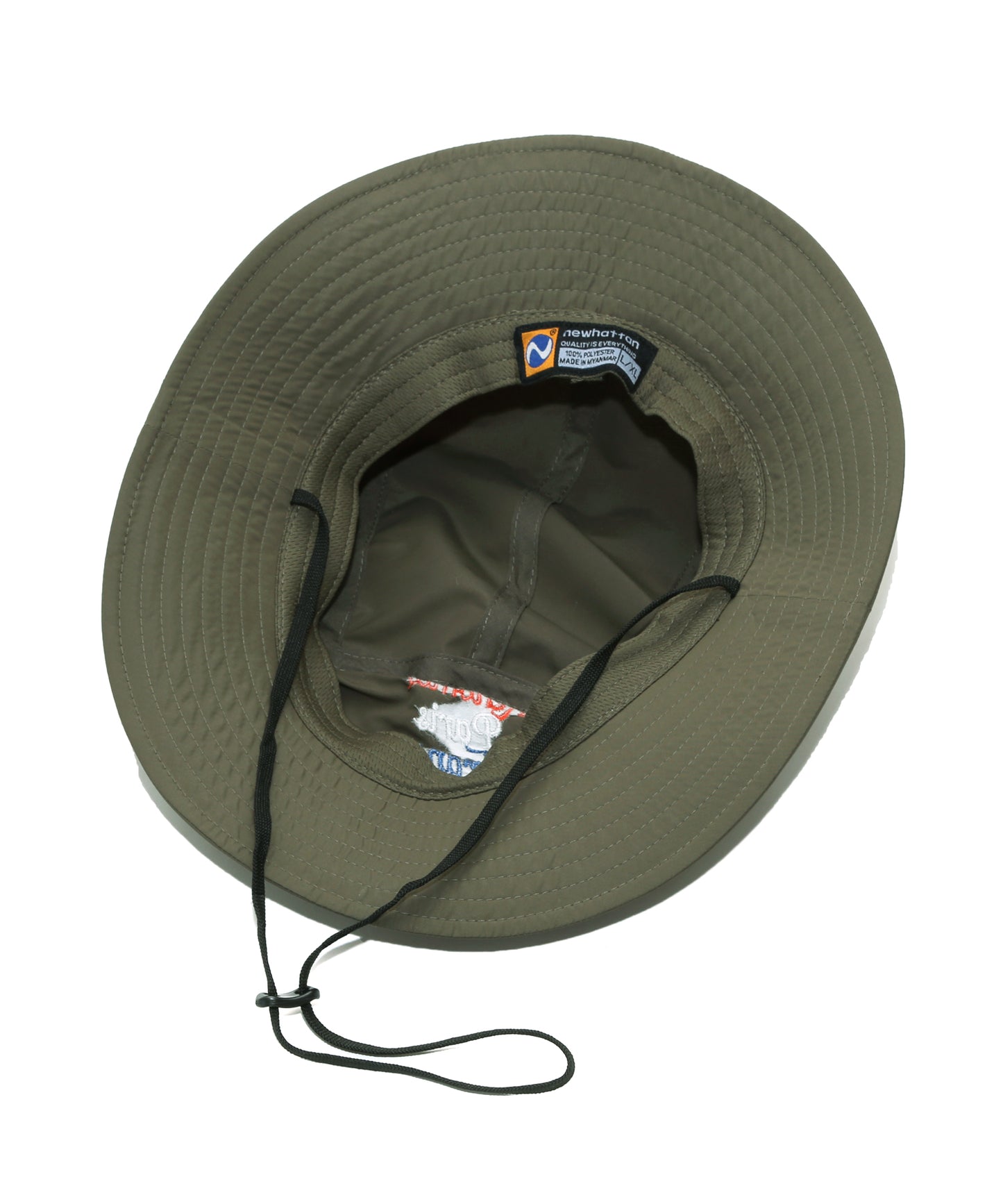 TRICOLOR EMBROIDERY BOONIE HAT