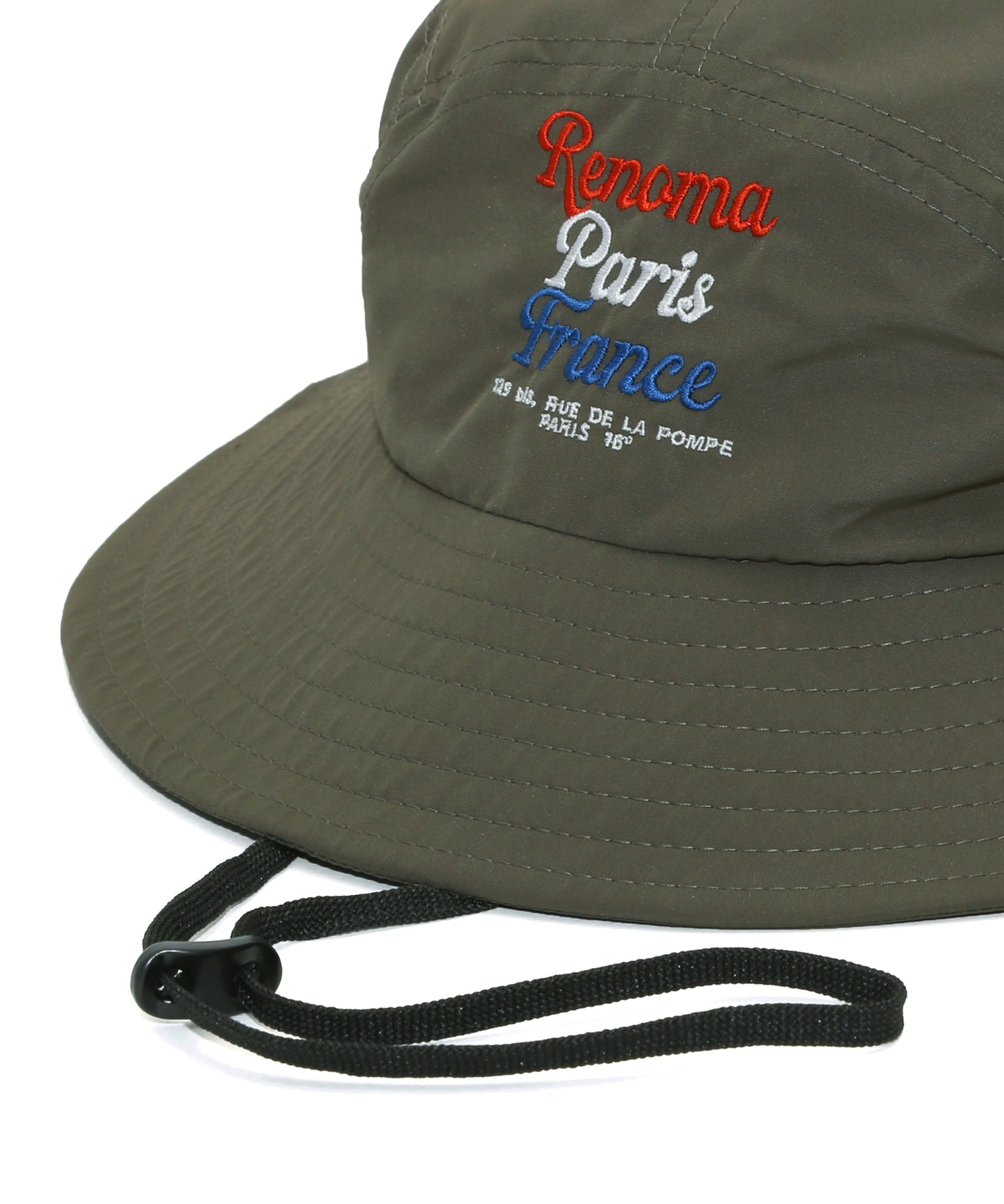 TRICOLOR EMBROIDERY BOONIE HAT