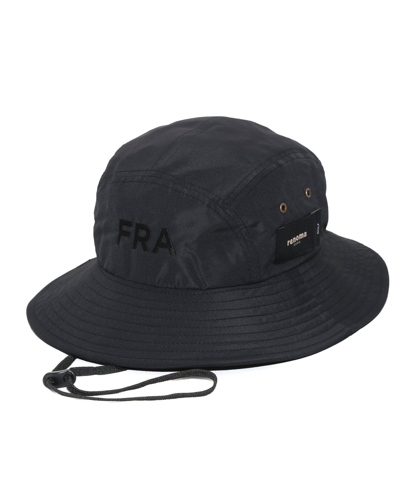 MONOCHROME EMBROIDERY BOONIE HAT