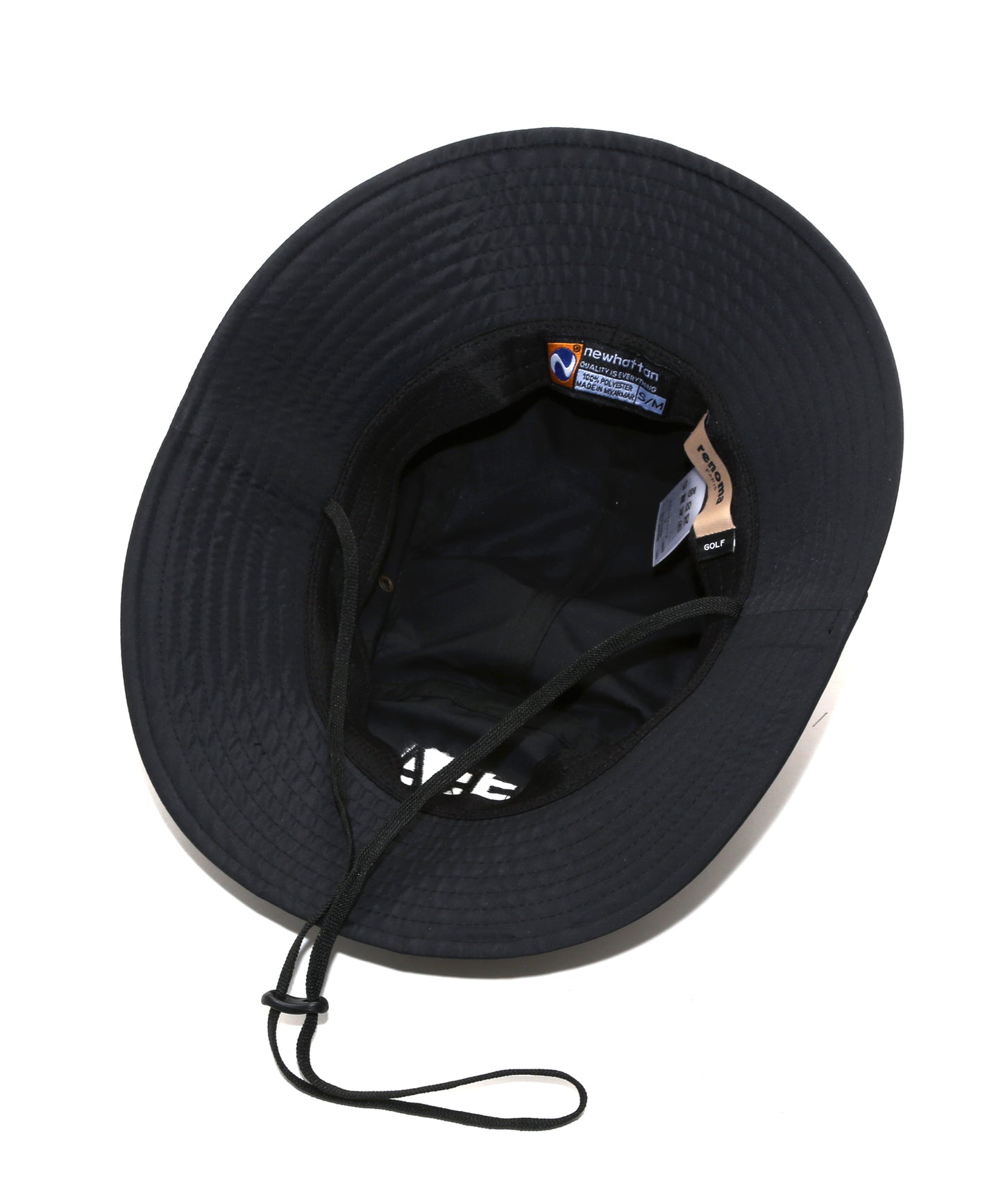 MONOCHROME EMBROIDERY BOONIE HAT